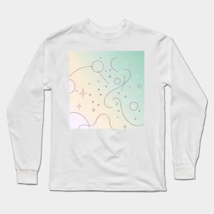 minimalism art - magical world lines Long Sleeve T-Shirt